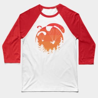 Paragliding Gaggle of Girls Baseball T-Shirt